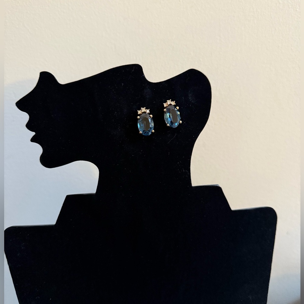 Rare Dior Blue Stone earrings